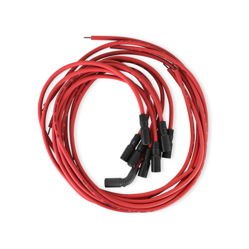 PartzBiz CM: 32129-Super Conductor Spark Plug Wire Set, Univ. Chevy LT1 w/straight boot