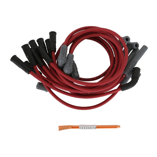 PartzBiz CM: 32179-Super Conductor Spark Plug Wire Set, Chevy Corvette, LT1, V8, ’92-’97