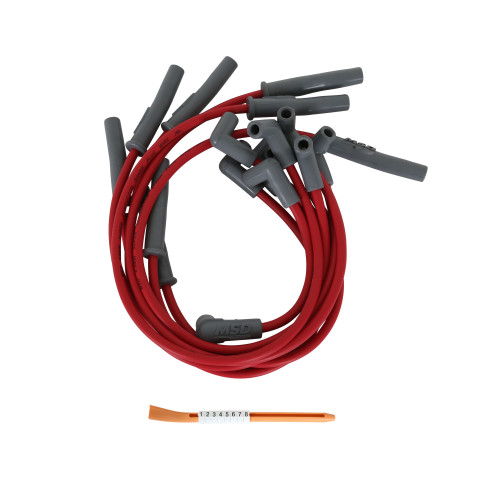 PartzBiz CM: 32209-Super Conductor Spark Plug Wire Set, Mustang 5.0L '94-On