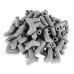 PartzBiz CM: 34515-90° Spark Plug Boot, Gray Silicone, 100each