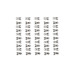 PartzBiz CM: 34604-Terminals, Spark Plug Wire Straight/Multi-Angle  - Qty 50