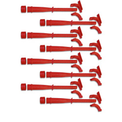 PartzBiz CM 34759 - Hemi Tube, Replacement, 8, Red