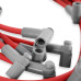 PartzBiz CM: 35659-Super Conductor Spark Plug Wire Set, Small Block Chevy w/HEI Cap