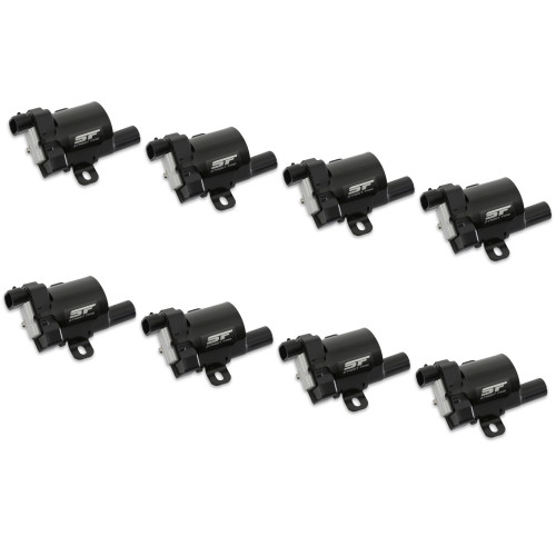 PartzBiz CM: 55098-
Street Fire Ignition Coils 1999-2007 GM L-Series Truck engines, Black, 8-Pack

