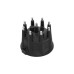 PartzBiz CM: 79193-Repl. Cap & Rotor, Black Pro Mag Lite