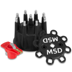 PartzBiz CM 79193 - Repl. Cap & Rotor, Black Pro Mag Lite