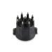 PartzBiz CM: 84333-MSD Distributor Cap - V8 - เทอร์มินัล HEI - สีดำ - ตัวยึดสายหัวเทียน