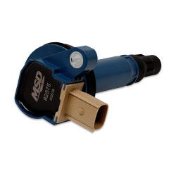 PartzBiz CM 82575 - MSD Ignition Coil - Ford EcoBoost - 3.5L V6 - 3-Pin Connector - Blue