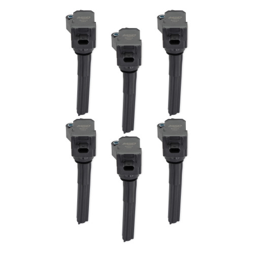 PartzBiz CM: 826036-MSD Ignition Coil - Ford EcoBoost - 2.7L / 3.0L V6 - Black - 6-Pack