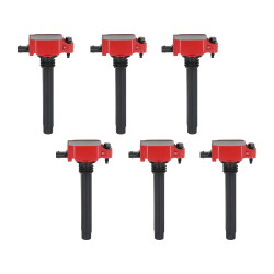 PartzBiz CM 82736 - คอยล์จุดระเบิด MSD - Blaster - Chrysler V6 - สีแดง - แพ็ค 6 ชิ้น PartzBiz CM 82736 - คอยล์จุดระเบิด MSD - Blaster - Chrysler V6 - สีแดง - แพ็ค 6 ชิ้น