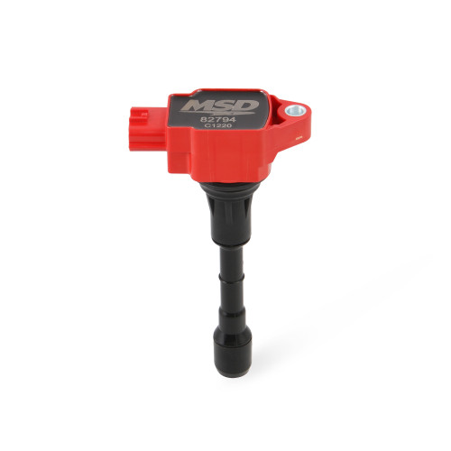 PartzBiz CM: 82794-MSD Ignition Coil - Blaster Series - Fits Nissan/Infiniti 3.7L - Red