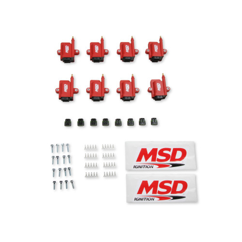 PartzBiz CM: 8289-8-MSD Ignition Coil - Smart - 8-Pack - Red