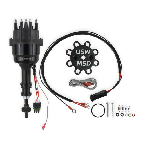 PartzBiz CM: 835071-MSD Ready-to-Run Black Marine Distributor Ford 351C-460, Steel Gear PartzBiz CM: 835071-MSD Ready-to-Run Black Marine Distributor Ford 351C-460, Steel Gear