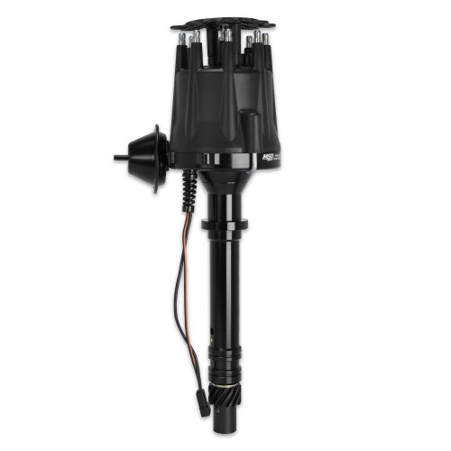 PartzBiz CM: 83613-MSD Black Chevy V8 Pro-Billet จำหน่ายพร้อมระบบสุญญากาศล่วงหน้า