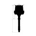 PartzBiz CM: 83653-MSD Black Pro-Billet Chevy HEI Distributor