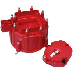 PartzBiz CM 8416 - MSD Distributor Cap and Rotor - GM HEI - Red
