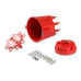 PartzBiz CM: 84335-MSD Red Cap/Rotor Kit