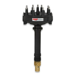 PartzBiz CM 846973 - MSD Black Chevy Low-Profile Crank Trigger Distributor
