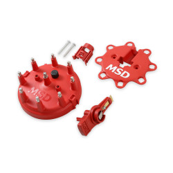 PartzBiz CM 8482 - Distributor Cap and Rotor Kit, MSD/Ford V8 TFI, '85-'95