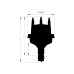 PartzBiz CM: 8485-VW Billet Distributor