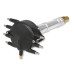 PartzBiz CM: 84863-Chevy Super Tall Block Black Crab Cap Distributor