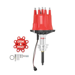 PartzBiz CM 8534 - MSD Billet Chrysler Small Block Distributor