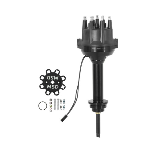 PartzBiz CM: 85463-MSD Black Chrysler 426, 440 Pro-Billet Distributor