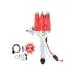 PartzBiz CM 8552 - MSD Ready-To-Run Distributor - Buick 400-430-455 V8 - Red