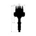 PartzBiz CM: 8563-Pontiac V8 350-455 Pro-Billet Distributor
