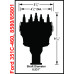PartzBiz CM: 8580-Ford V8 351C-460 Billet Distributor