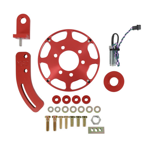 PartzBiz CM: 8610-MSD Crank Trigger Wheel Kit - Flying Magnet - SBC - 7 in.