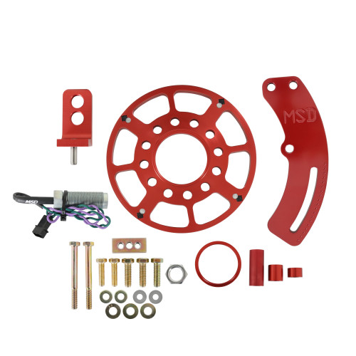 PartzBiz CM: 8644-MSD Crank Trigger Wheel Kit - Flying Magnet - BBF - 7.25 in.
