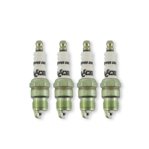 PartzBiz CM: 0574S-4-ACCEL HP Copper Spark Plug - Shorty PartzBiz CM: 0574S-4-ACCEL HP Copper Spark Plug - Shorty