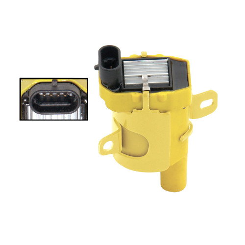 PartzBiz CM: 140040ACC-ACCEL Ignition Coil - SuperCoil - 1999-2007 GM LS Truck 4.8/5.3/6.0L engines - Yellow - Individual