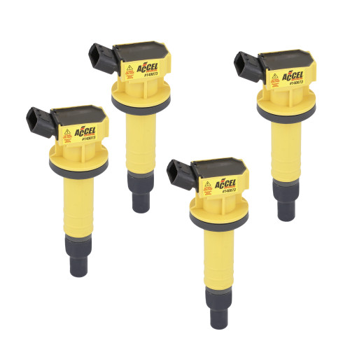 PartzBiz CM: 140073-4-ACCEL Ignition Coil - SuperCoil - Toyota 1.8L - I4 - 4-Pack