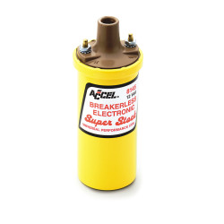 PartzBiz CM 8145ACC - ACCEL Ignition Coil - SuperStock - Breakerless Electronic Coil - Yellow