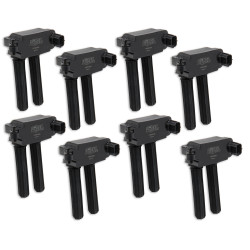 PartzBiz CM 140038K-8 - ACCEL Ignition Coil Gen 3 Dodge Chrysler Hemi 5.7L/6.1L/6.2L/6.4L - Dual Plug - Black