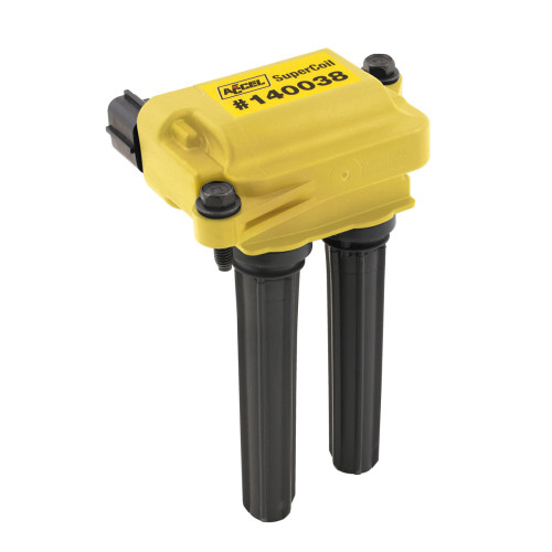 PartzBiz CM: 140038-ACCEL Ignition Coil Gen 3 Dodge Chrysler Hemi 5.7L/6.1L/6.2L/6.4L - Dual Plug - Yellow PartzBiz CM: 140038-ACCEL Ignition Coil Gen 3 Dodge Chrysler Hemi 5.7L/6.1L/6.2L/6.4L - Dual Plug - Yellow