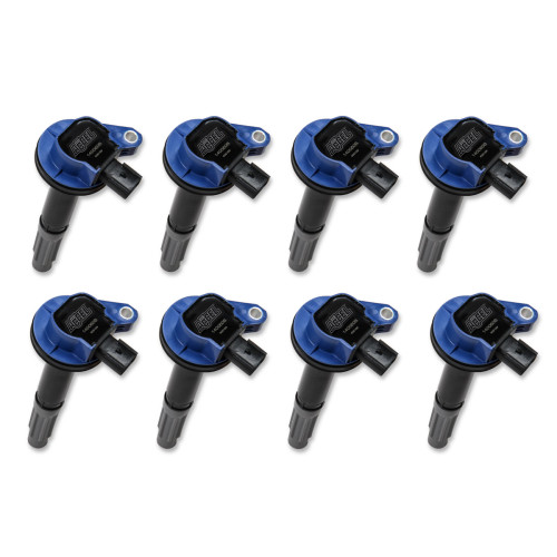 PartzBiz CM: 140060B-8-ACCEL Ignition Coils Super Coil Series 2011-2016 Ford 5.0L Coyote Engines, Blue, 8-Pack PartzBiz CM: 140060B-8-ACCEL Ignition Coils Super Coil Series 2011-2016 Ford 5.0L Coyote Engines, Blue, 8-Pack