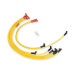PartzBiz CM: 4049-Spark Plug Wire Set - 8mm - Super Stock - Graphite Core - Yellow with HEI Style Boots- PartzBiz CM: 4049-Spark Plug Wire Set - 8mm - Super Stock - Graphite Core - Yellow with HEI Style Boots-