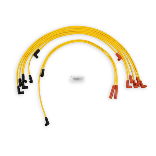 PartzBiz CM: 4049-Spark Plug Wire Set - 8mm - Super Stock - Graphite Core - Yellow with HEI Style Boots- PartzBiz CM: 4049-Spark Plug Wire Set - 8mm - Super Stock - Graphite Core - Yellow with HEI Style Boots-