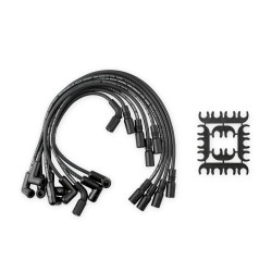 PartzBiz CM 9042CK - Spark Plug Wire Set - Extreme 9000 Black Ceramic Boot - Chevy / GMC Trucks 5.0/5.7L Vortec V8 1996-2000