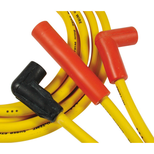 PartzBiz CM: 4093-Spark Plug Wire Set - Super Stock Graphite Core 8mm - Chevy / GMC / Oldsmobile 4.3L V6 - Yellow PartzBiz CM: 4093-Spark Plug Wire Set - Super Stock Graphite Core 8mm - Chevy / GMC / Oldsmobile 4.3L V6 - Yellow