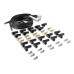 PartzBiz CM: 9000C-Spark Plug Wire Set - Universal - 180 Deg White Ceramic Boots PartzBiz CM: 9000C-Spark Plug Wire Set - Universal - 180 Deg White Ceramic Boots