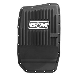 PartzBiz CM 70394 - B&M Hi-Tek Deep Transmission Pan - Black Aluminum PartzBiz CM 70394 - B&M Hi-Tek Deep Transmission Pan - Black Aluminum