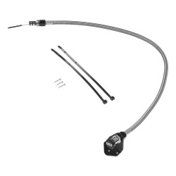 PartzBiz CM 22173 - B&M Locking Automatic Transmission Dipstick & Tube - Billet Aluminum/Stainless Steel Braided PartzBiz CM 22173 - B&M Locking Automatic Transmission Dipstick & Tube - Billet Aluminum/Stainless Steel Braided