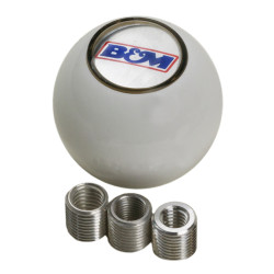 PartzBiz CM 46110 - B&M White Shifter Knob PartzBiz CM 46110 - B&M White Shifter Knob