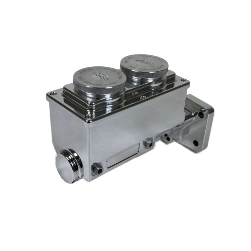 PartzBiz CM: 6801305LP-
ReMaster 4-Bolt Mopar Master Cyl Assembly, Polished, 1-1/8in bore, Left port

