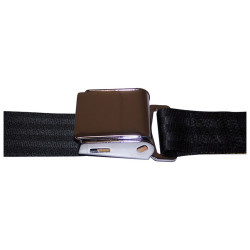 PartzBiz CM BELT1ACBLACK - Brothers Trucks Aircraft Lap Seat Belt PartzBiz CM BELT1ACBLACK - Brothers Trucks Aircraft Lap Seat Belt