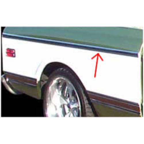 PartzBiz CM: MFS8000-Brothers Trucks Bed Molding - Upper - Shortbed PartzBiz CM: MFS8000-Brothers Trucks Bed Molding - Upper - Shortbed